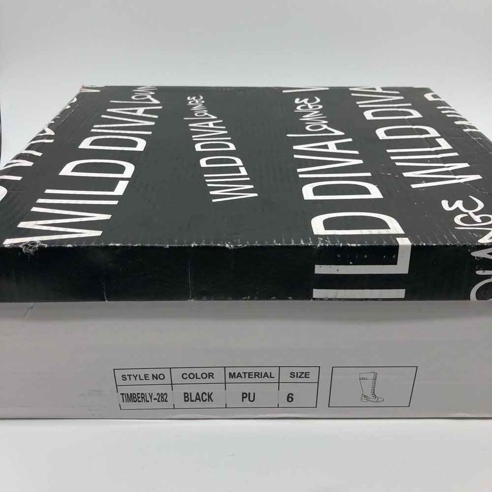 Soft Black Leather Casual Ridding Boots - Picture 6 of 6